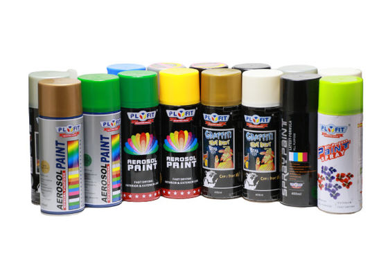 PLYFIT Acrylic Spray Paint Fast Drying Aerosol Can Spray Paint 400ml