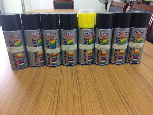 Metallic Acrylic Spray Paint 450ml High Heat Car / Furniture Aerosol Graffiti Spray Paint