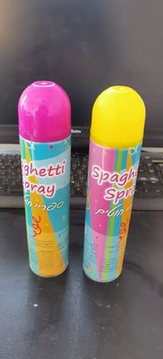 Eco Friendly Birthday Party Silly String Spray Non Flammable 6 Colours For Decoration