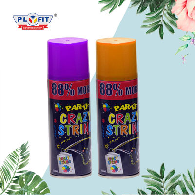 European Standard Crazy String Spray Party Decoration Silly String Spray Free Sample