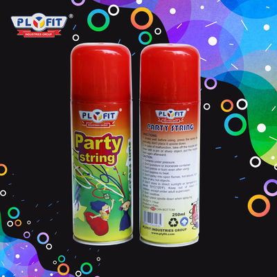 No Harm Colorful Silly String Spray Ecofriendly Party String Spray