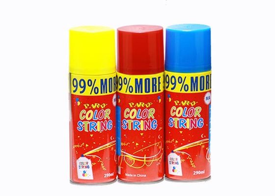 MSDS Approved Colored Snow Spray Party String Favor Colorful String