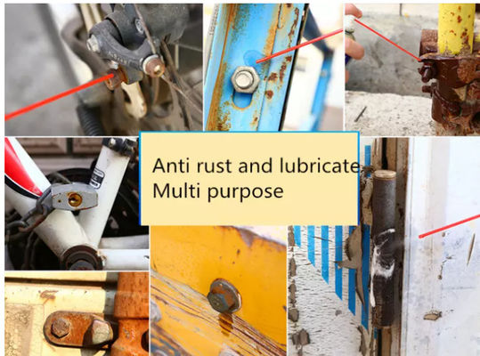 Eco Friendly 450ml Anti Rust Lubricant Spray For Bicycle Chain